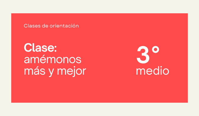 clase amemonos mas y mejor iii medio